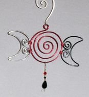Triple Moon Goddess Symbol N3