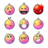 Happy Faces Emotions Clip Art N10