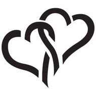 Love Dove Stencil Dovecraft Small Sized Double Heart Punches Are