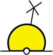 Spherical Buoy Clipart Medium Size