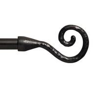 Black Wrought Iron Curtain Rods