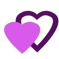 Printable Purple Hearts