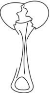 Egg Clip Art Black And White drawing