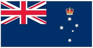Australia jack Flag drawing