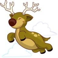 Flying Reindeer By Isacvale A Like Those That Pull