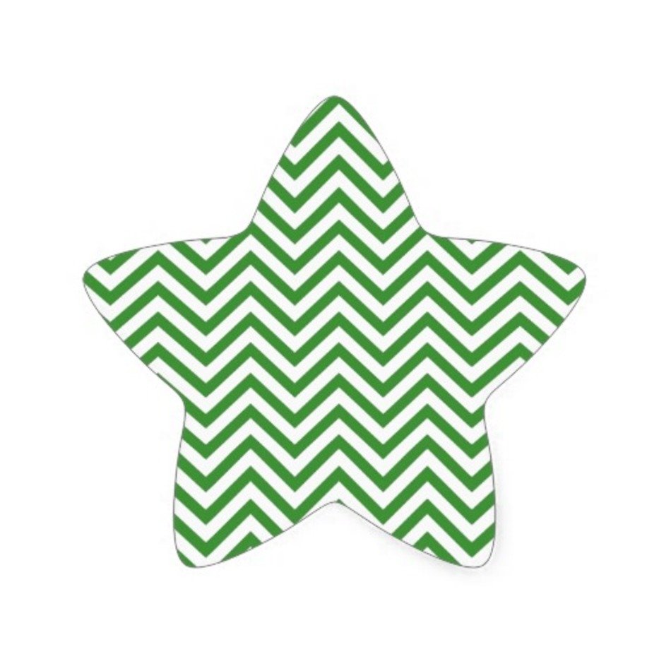 Green Chevron Pattern