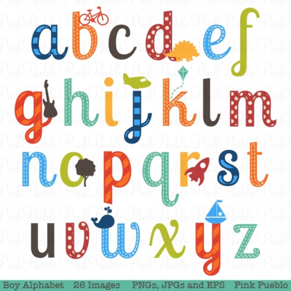 ABC Alphabet Letters Clip Art N26