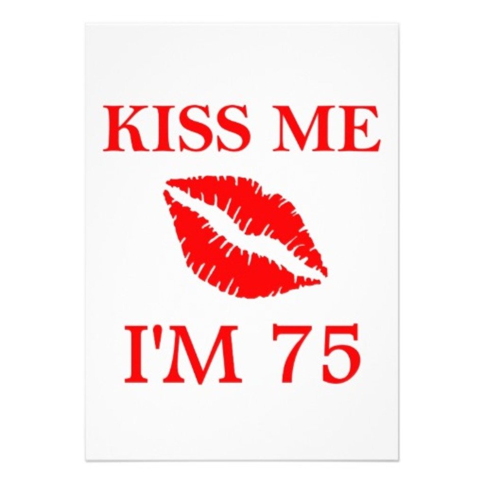 75th Birthday Invitations
