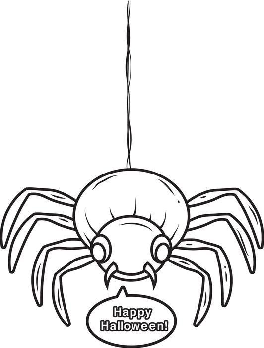 Spider Coloring Pages N3