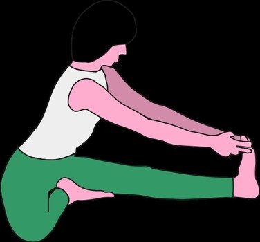Cartoon Yoga Clip Art N17