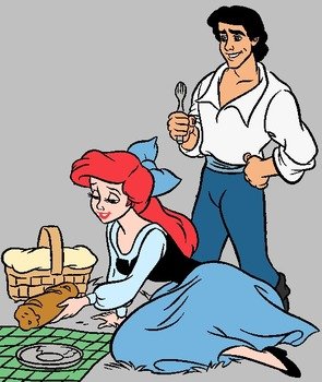 Ariel And Eric Clip Art N3