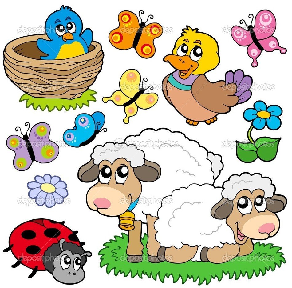 Spring Animals Clip Art N7