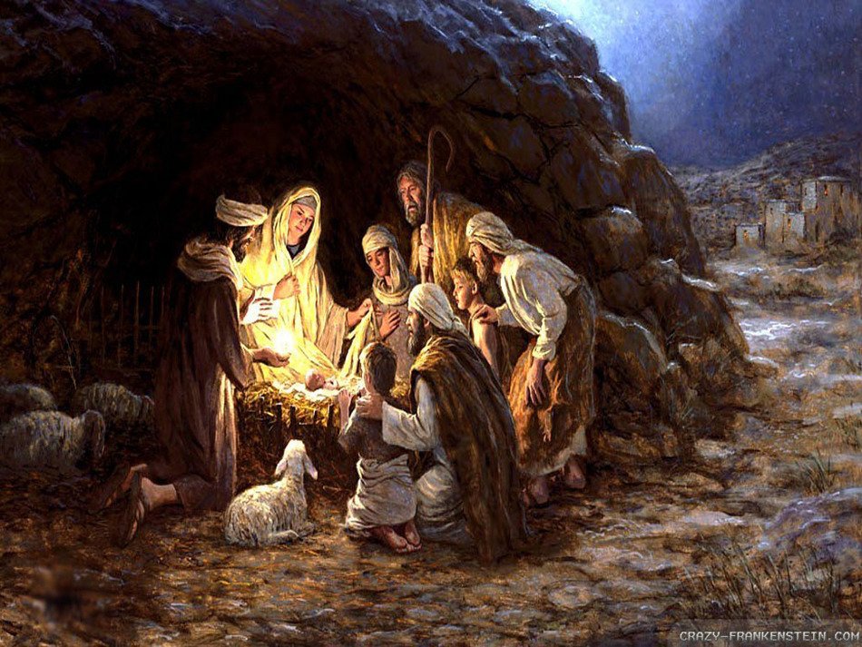 Landscape with Baby Jesus