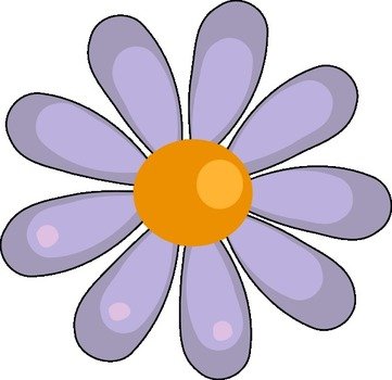 Purple Flower Clip Art N118
