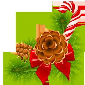 Christmas Pine Cone Clip Art Free N2