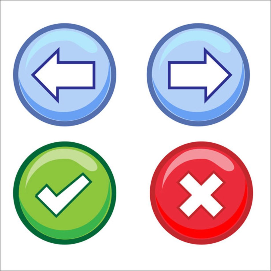 Web Arrow Buttons Art
