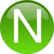 Green Letter N Clip Art