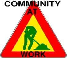 At Work Sign Clip Art