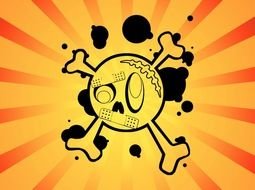 animated skull