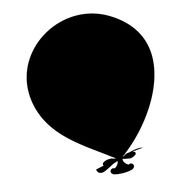 Black Balloons Clip Art N2