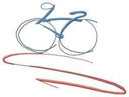 Bike Outline drawing