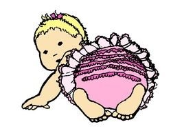 Congratulations Baby Girl Clip Art N4