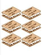 double cookie drawings on a white background