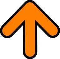 Orange Arrow Clip Art N7
