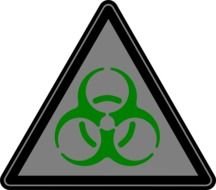Green Biohazard Clip Art