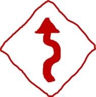 Curve Ahead Sign Clip Art