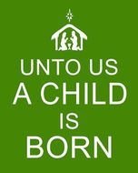 Christmas Unto USA Child Is Born N2