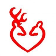 Browning Heart Decal N2