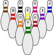 Bowling Border Clip Art N4
