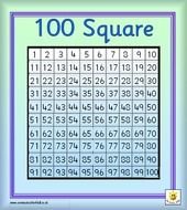 Printable 100 Square Grid