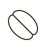 Clip Art Black And White Beans N8