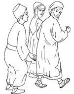 Great Banquet Parable Coloring Pages drawing