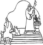 Rich Man And Lazarus Coloring Page