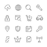 Set ofweb &amp; internet concept