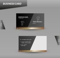 modern design business card vector template