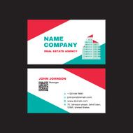 Real Estate - Business Visit Card Creative design template