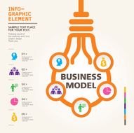 BULB ICON WITH IDEA CONCEPT INFO GRAPHIC TEMPLATE IDEAS