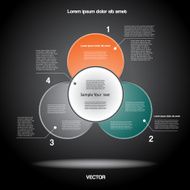 Diagram infographic for business project workflow