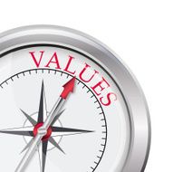 Values compass direction