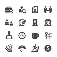 Job and Benefits Icons - Acme Series