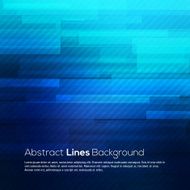 Blue abstract lines business vector background