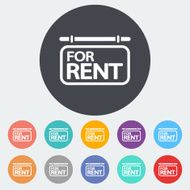 For rent Single icon