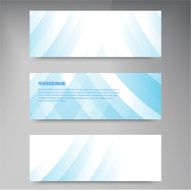 set of modern vector banners with lines