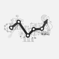 Drawing business formulas chart N2