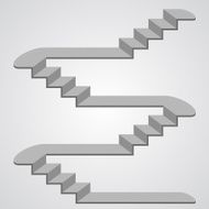 Staircase 3d Vector