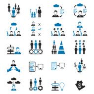 Business related icons set